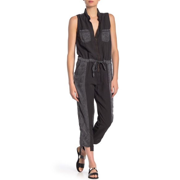 Young Fabulous & Broke Pants - Young Fab Broke Sleeveless Women Black Jumpsuit